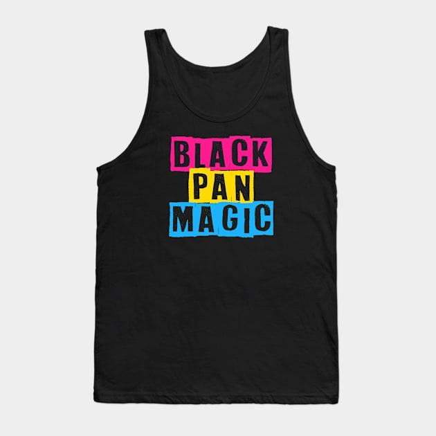 Black Pan Magic Tank Top by Pridish